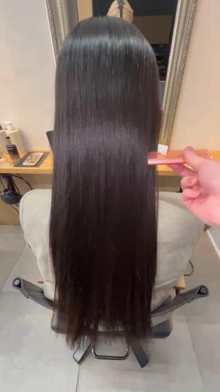 ロング レイヤー/縮毛矯正 /新宿/佐藤巧己✨のヘアスタイル