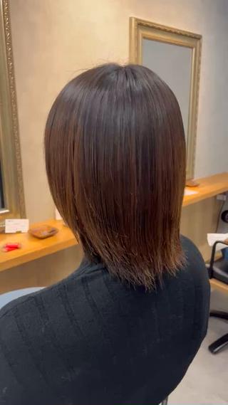 ショート レイヤー/縮毛矯正 /新宿/佐藤巧己✨のヘアスタイル