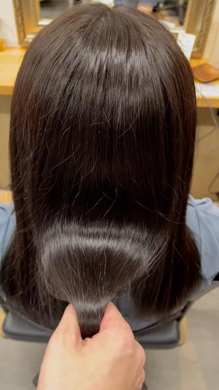 ロング レイヤー/縮毛矯正 /新宿/佐藤巧己✨のヘアスタイル