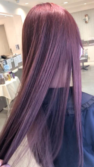 シークレットカラーで透明感のあるパープルカラーを楽しもう！
これでブドウガールになれる。 