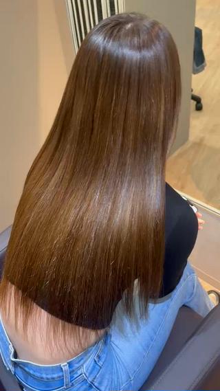 ブリーチ毛でも艶々に