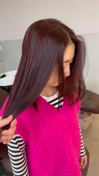 ミディアム カラー レイヤー専門家 ダブルカラー修のヘアスタイル