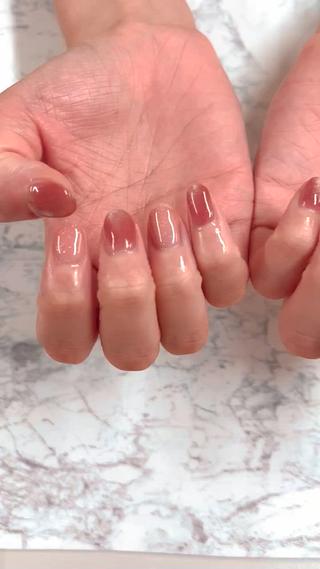 マグネットサーモフラッシュ♡
ちゅるんネイル♡