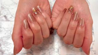 クリスマスリースネイル