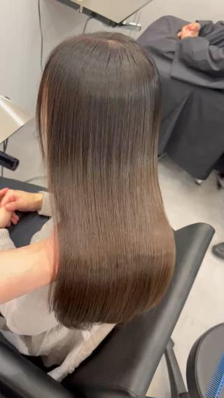 ロング 梅田髪質改善 韓国カット/星野綾哉のヘアスタイル