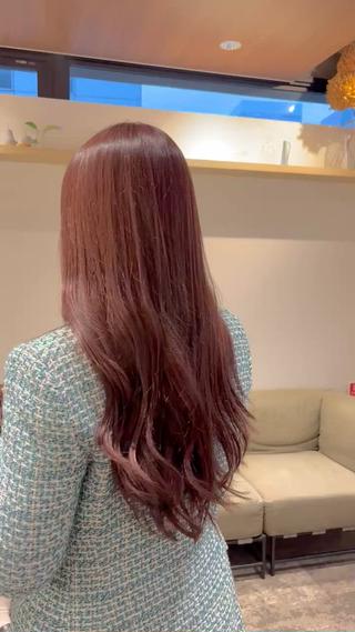 ロング 髪質改善 HALO hair salon【ヘイロー】所属・暖色カラー🟥ショウ ✖️ウルフ&レイヤーのヘアスタイル