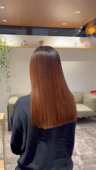 セミロング 髪質改善 HALO hair salon【ヘイロー】所属・暖色カラー🟥ショウ ✖️ウルフ&レイヤーのヘアスタイル