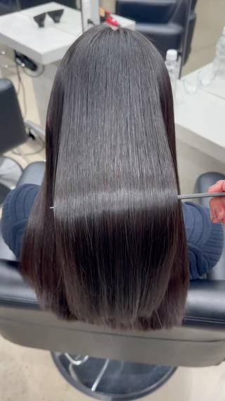 ロング カラー navile 銀座 角田 龍太のヘアスタイル