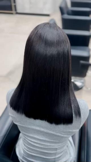 セミロング navile 銀座／ 髪質改善／角田 龍汰のヘアスタイル