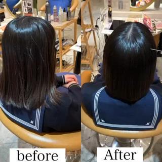 ミディアム 艶髪/縮毛矯正 /髪質改善千田大地のヘアスタイル