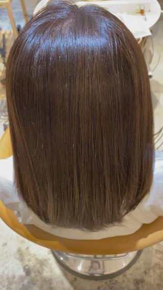 ミディアム パーマ 艶髪/縮毛矯正 /髪質改善千田大地のヘアスタイル