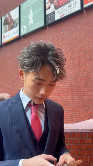 ショート カラー パーマ メンズ ✂️メンズ特化✂️ 神田のヘアスタイル