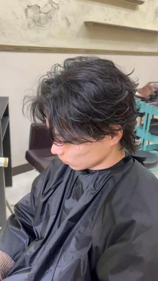 ショート カラー パーマ ✂️メンズ特化✂️ 神田のヘアスタイル