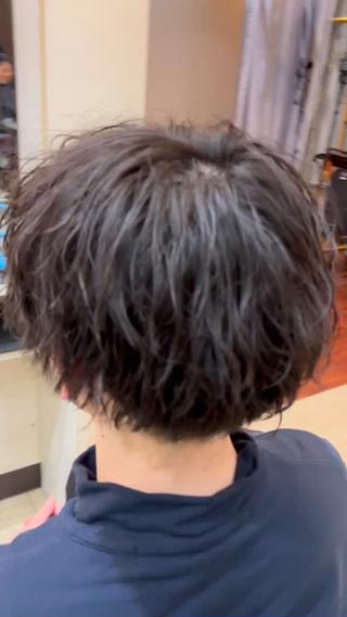 ショート カラー パーマ ✂️メンズ特化✂️ 神田のヘアスタイル