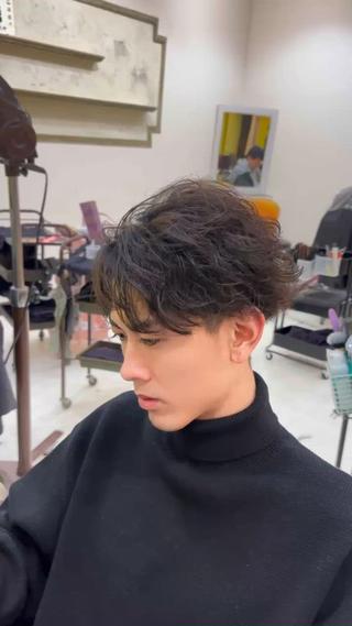 ショート カラー パーマ メンズ ✂️メンズ特化✂️ 神田のヘアスタイル