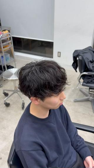 パーマ メンズ fifth天神大名Ⅱ所属・fifth天神 パーマ特化/石橋航海のヘアスタイル