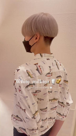 ホワイトミルクティー
ブリーチ2回〜 