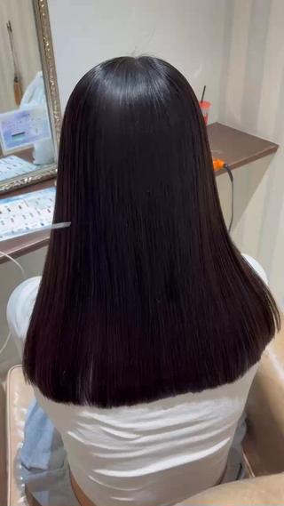 ロング パーマ まほ 心斎橋美容室のヘアスタイル
