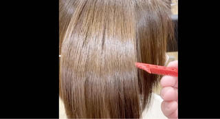 ミディアム カラー 『艶髪』で印象が激変 ！髪質改善専門KONのヘアスタイル