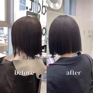 ショート パーマ ウルフ🐺/ボブ ハイトーン🌈/増田のヘアスタイル