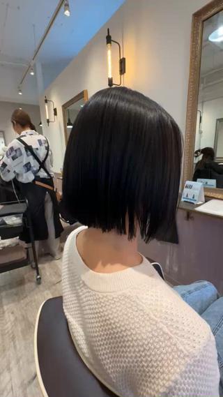 ミディアム カラー パーマ 矢場町/ダブルカラー /レイヤー/アリサのヘアスタイル