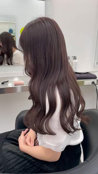 ロング カラー ヘアアレンジ 縮毛矯正🤍 盛れるボブ/ひかりのヘアスタイル