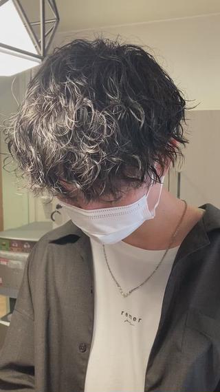 パーマ メンズ メンズサロン　アソビ元町店所属・メンズサロン アソビ元町のヘアスタイル