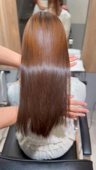 髪質改善ストレートでサラサラに 