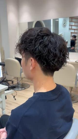 ツイストスパイラルパーマ️カッコイイです◝☆  