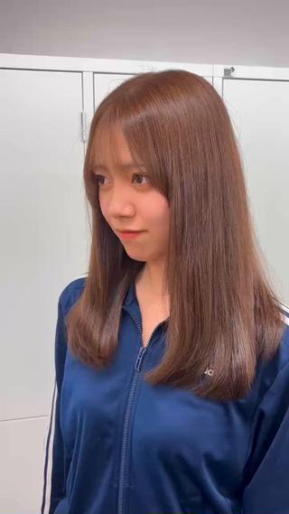 明るめマロンベージュ 