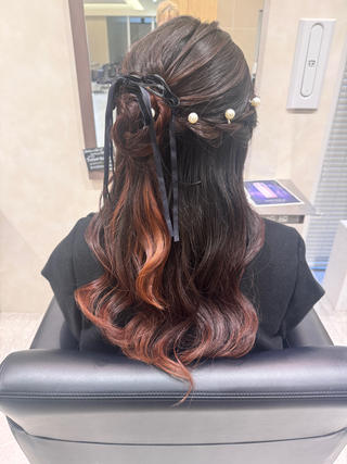 カラー ヘアアレンジ sakura❀/板橋 モデル募集中🪄︎︎のヘアスタイル