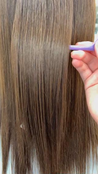 セミロング 🎀透明感 カラー🎀ミズキのヘアスタイル