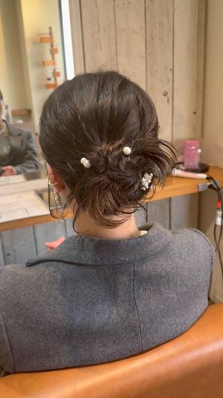 ヘアアレンジ 吉川沙知 /ナチュラルカラーのヘアスタイル