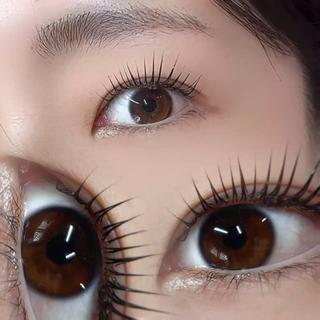 ロングまつ毛さんにオススメパンダロッドであげた仕上がり
長さを強調しつつも瞼からの距離を離して瞼に毛先が当たるのを防いでます
お目元のお悩み一緒に解決致します 