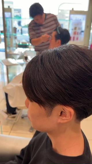 メンズ メンズカット /ブリーチWカラーのヘアスタイル