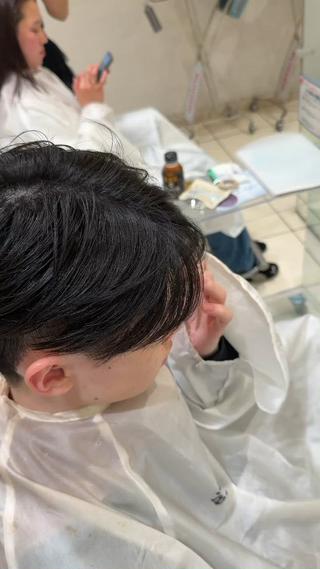 メンズ メンズカット /ブリーチWカラーのヘアスタイル