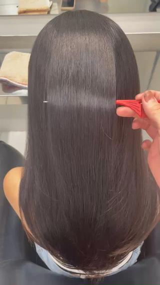 ハンドブローで仕上がります 