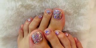 ネイル うる艶/透明感 Rirashaのネイルデザイン