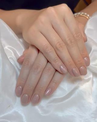 ショートネイルも可愛くてオススメです 