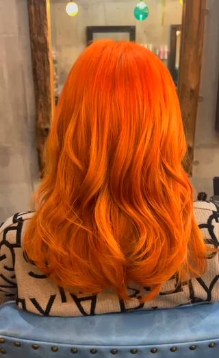 ブリーチ必須カラー
アプリコットオレンジ 