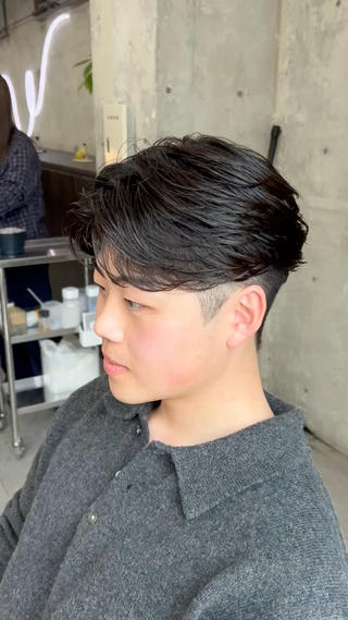 ショート パーマ メンズ 大本 メンズ/パーマのヘアスタイル