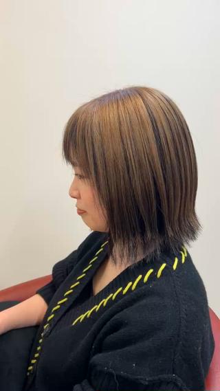 ミディアム ヘアワークフラックス所属・レイヤー/ボブ/ くびれ/ごうきのヘアスタイル