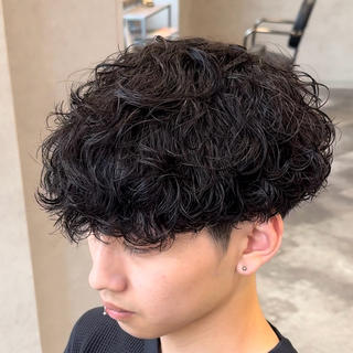ショート パーマ 優太朗/仙台/メンズ /波巻き/ツイスパ/のヘアスタイル
