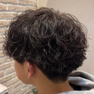 ショート パーマ メンズ 優太朗/仙台/メンズ /波巻き/ツイスパ/のヘアスタイル
