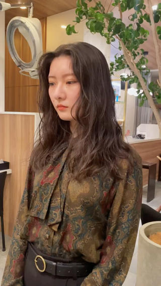 ロング パーマ TYCHE GINZA所属・🍃服部 雅哉🍃銀座◎のヘアスタイル