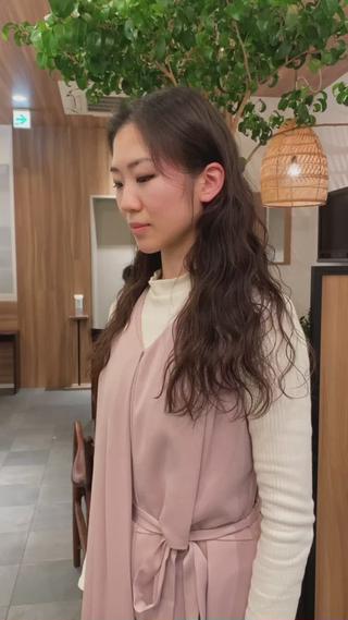 ロング パーマ TYCHE GINZA所属・🍃服部 雅哉🍃銀座◎のヘアスタイル