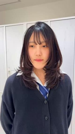 ミディアム hana/海外風ヘア /レイヤーカットのヘアスタイル