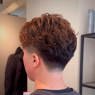 ショート パーマ メンズ GLADMAN'S CUT CLUB 立川所属・立川メンズカット/ メンズパーマ💈三上のヘアスタイル