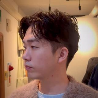 ショート パーマ メンズ GLADMAN'S CUT CLUB 立川所属・立川メンズカット/ メンズパーマ💈三上のヘアスタイル