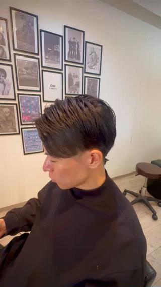 センターパートショートになります！ 